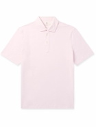 Brunello Cucinelli - Linen and Cotton-Blend Polo Shirt - Pink