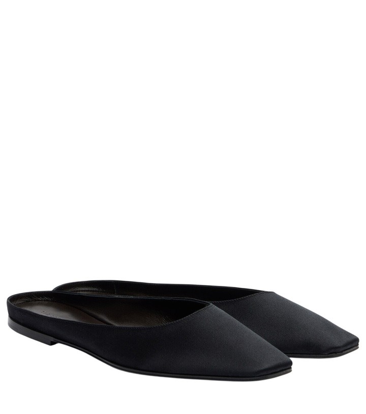 Photo: The Row June satin mules