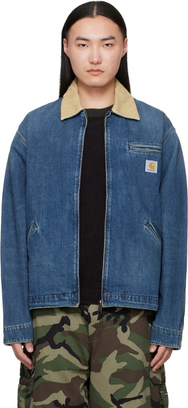 Photo: Carhartt Work In Progress Blue OG Detroit Denim Jacket
