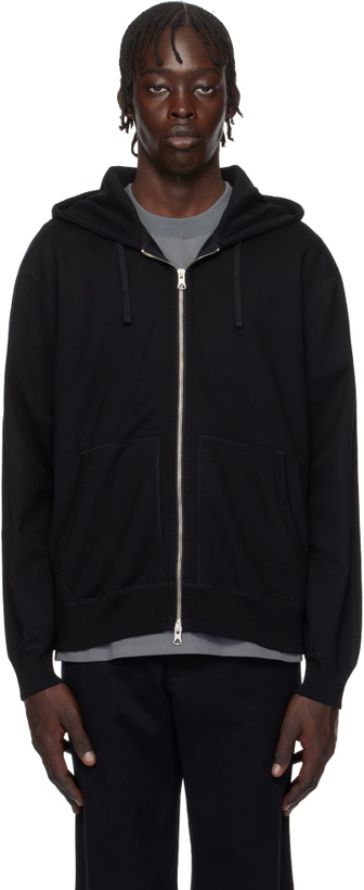 Photo: Reigning Champ Black Midweight Terry Standard Zip Hoodie