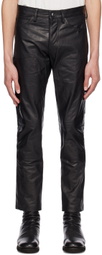 Enfants Riches Déprimés Black Carpenter Leather Pants