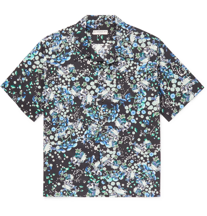 Photo: Givenchy - Camp-Collar Printed Cotton Shirt - Multi