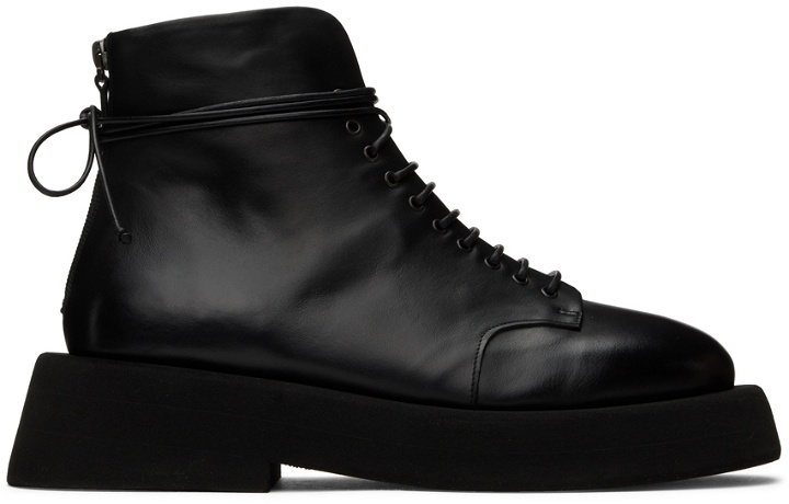 Photo: Marsèll Black Gomme Gommelone Lace-Up Boots