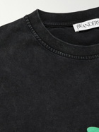 JW Anderson - Printed Cotton-Jersey T-Shirt - Gray