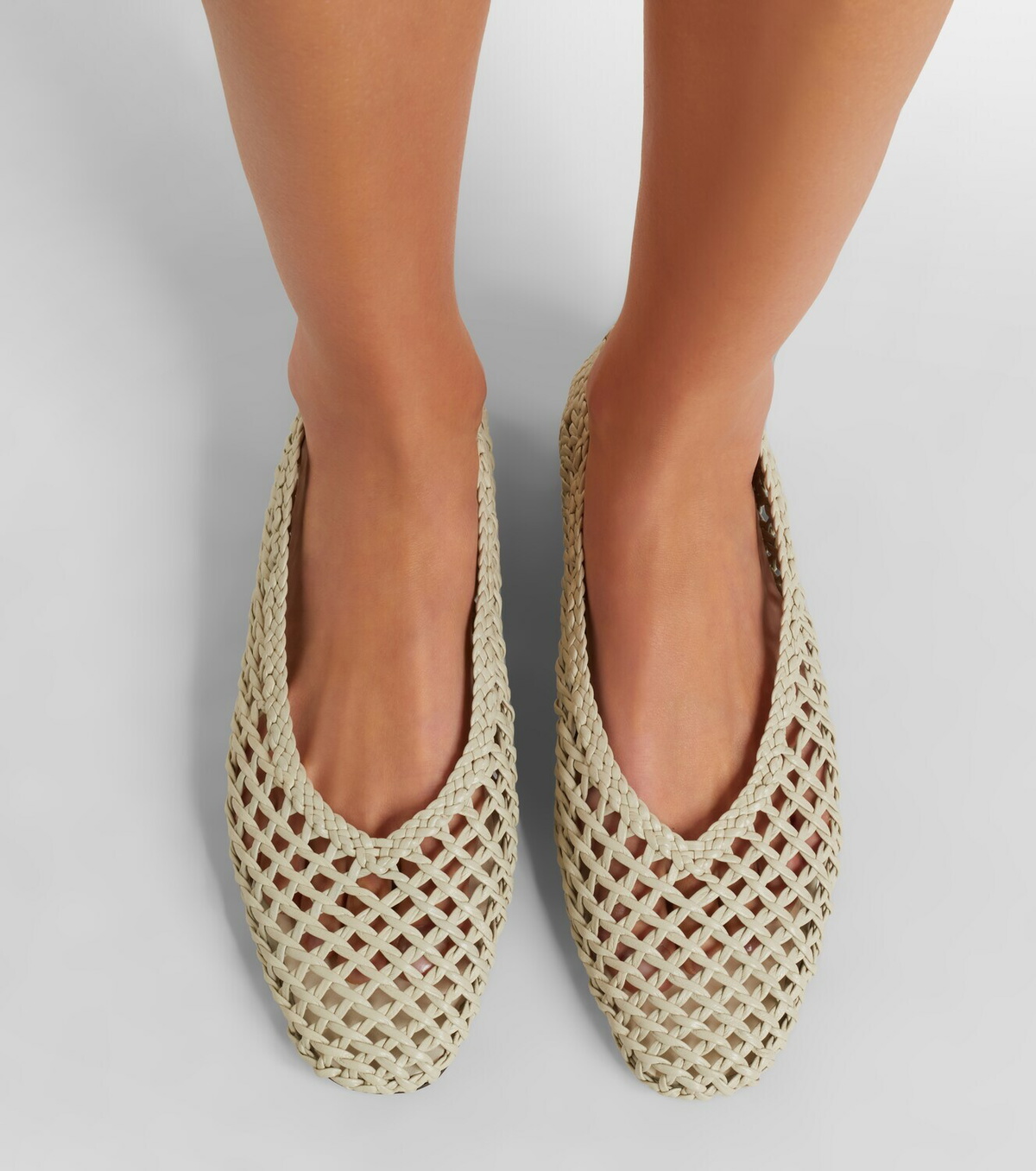 Le Monde Béryl Regency woven leather ballet flats