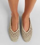 Le Monde Béryl Regency woven leather ballet flats