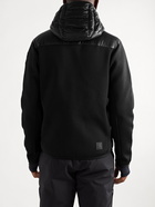 Moncler Grenoble - Quilted Shell and Knitted Hooded Down Ski Jacket - Black