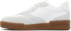 Moschino White & Gray Streetball Sneakers