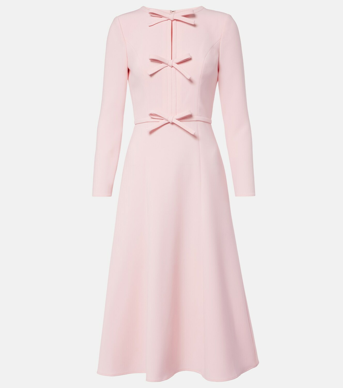 Carolina Herrera Bow-detail crêpe midi dress