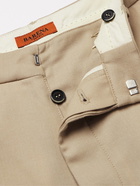 Barena - Delfo Straight-Leg Wool-Blend Flannel Trousers - Neutrals