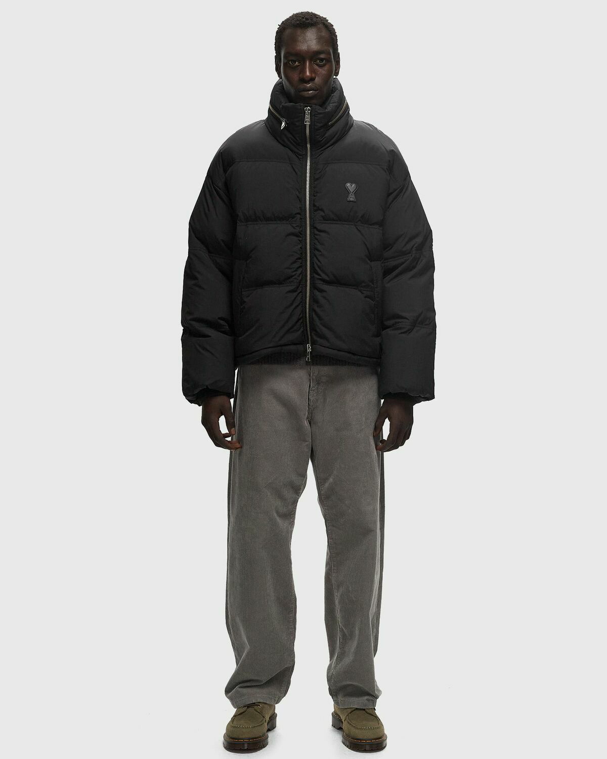 Ami Paris Ami De Coeur Down Jacket Black Down & Puffer