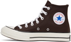 Converse Brown Chuck 70 Heritage Leather High Top Sneakers