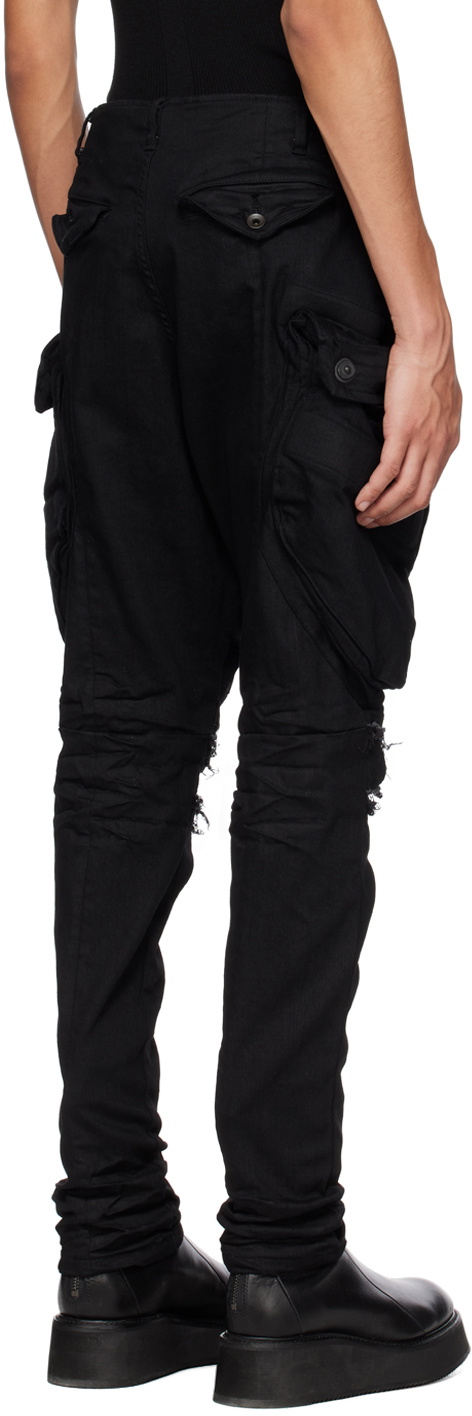 Julius Black Gas Mask Cargo Pants Julius