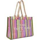 Marc Jacobs Multicolor 'The Stripe Mesh Large' Tote