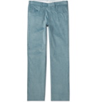 Anderson & Sheppard - Slim-Fit Cotton-Corduroy Trousers - Blue