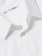 Comme des Garçons SHIRT - Printed Cotton-Poplin Shirt - White