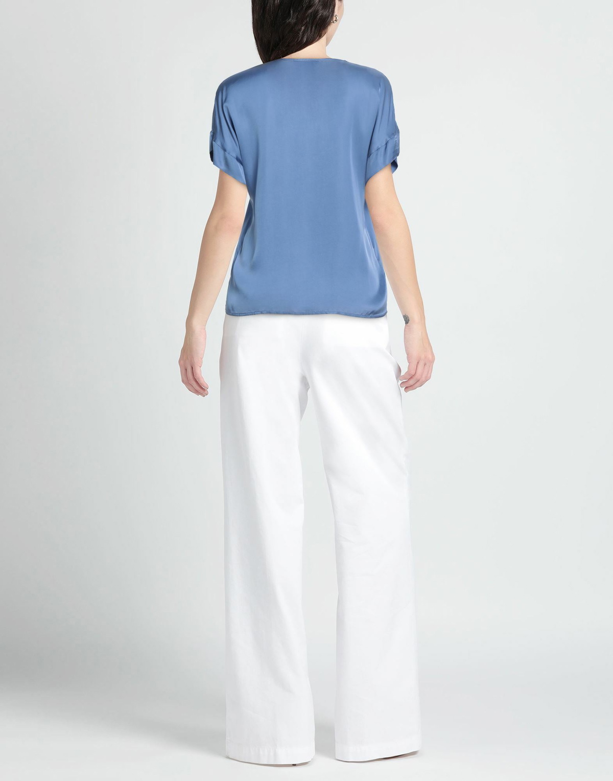 Alessia Santi Womens Top Slate in Blue