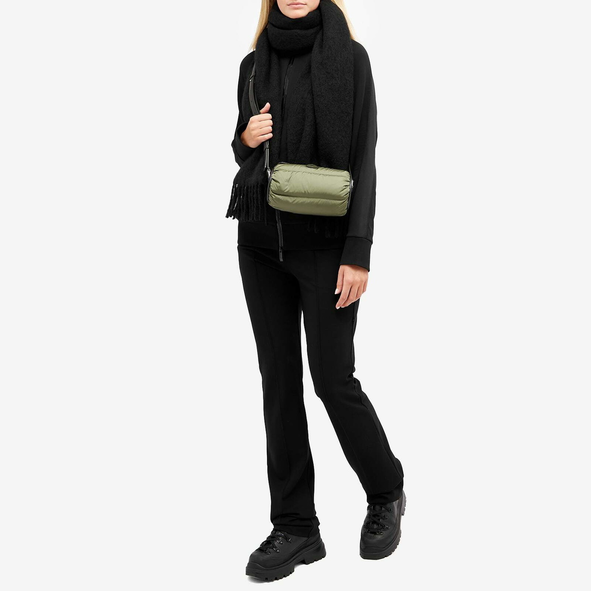 Moncler Women's Keoni New Cross Body Bag in Green Moncler