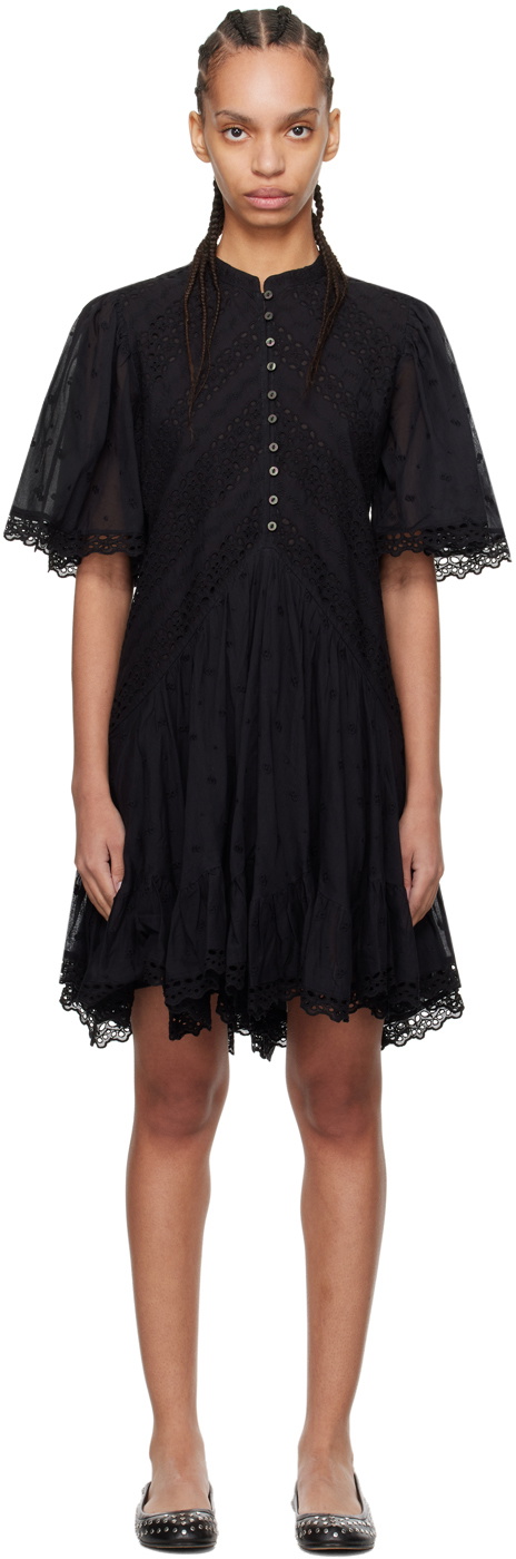 Isabel Marant Etoile Black Slayaye Minidress Isabel Marant Etoile