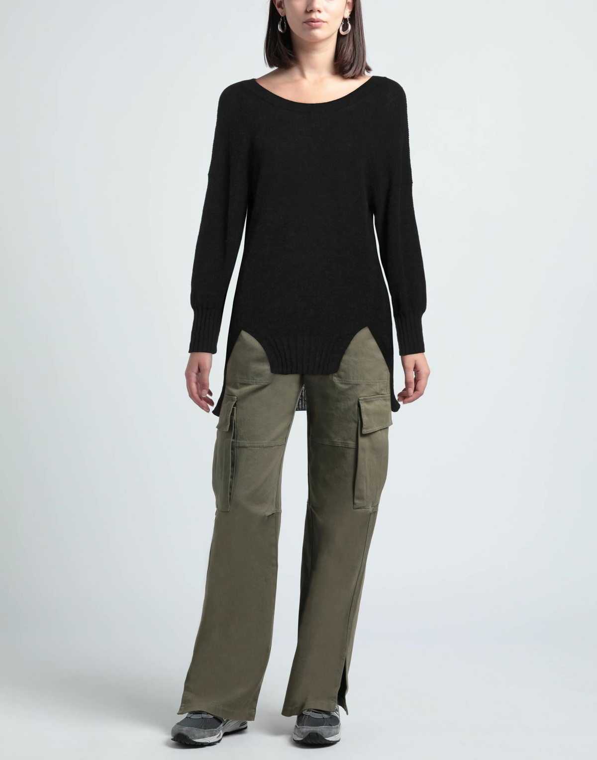 Manila Grace Womens Sweater in Black