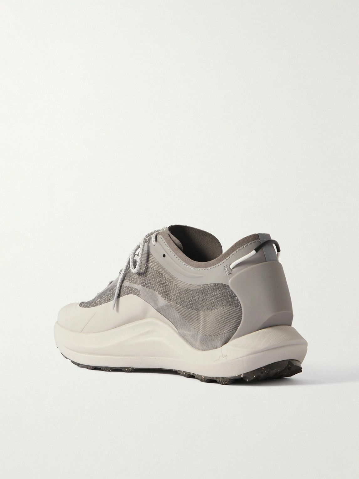 ROA - Sella Rubber-Trimmed ProWave Jacquard Trail Sneakers - Gray