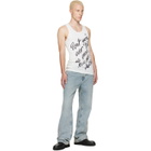 Vivienne Westwood White 'Kiss Me Twice' Tank Top