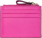 Valentino Garavani Pink Rockstud Card Holder