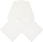 Yves Salomon White Technique Down Shearling Scarf