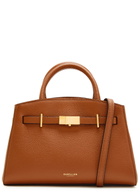 Demellier The Small Hudson Grained Leather top Handle bag - Tan - One Size