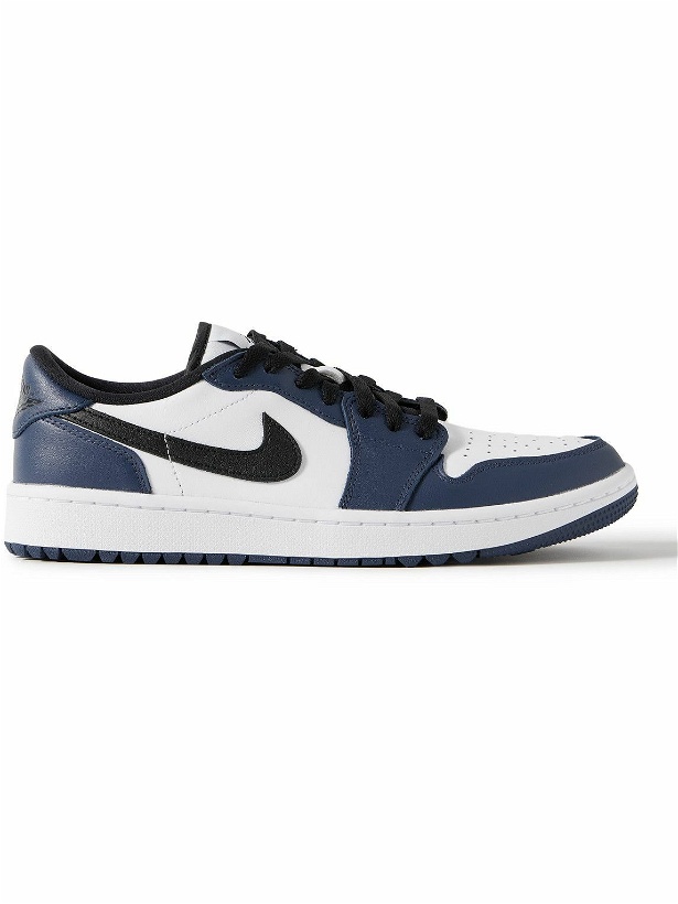 Photo: Nike Golf - Air Jordan 1 Low G Leather Golf Shoes - Blue