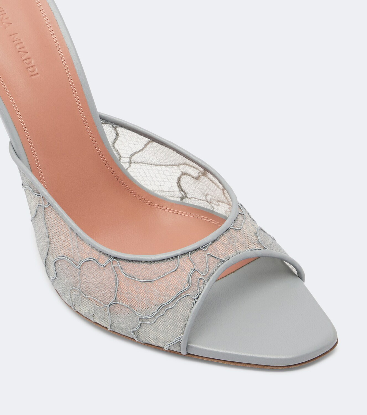 Amina Muaddi Alexa lace mules