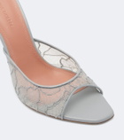 Amina Muaddi Alexa lace mules