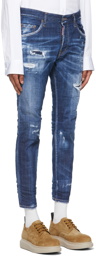 Dsquared2 Blue 1964 Skater Jeans