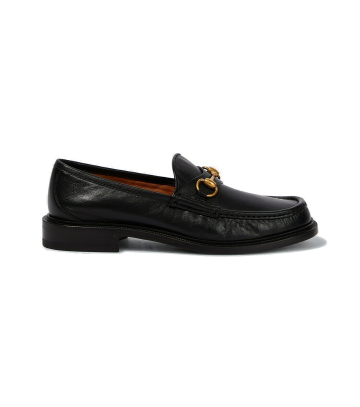 Photo: Gucci - Horsebit leather loafers