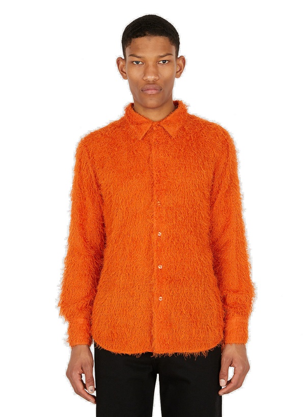 Photo: Wisp Button-Up Shirt in Orange