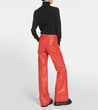 Dorothee Schumacher Sleek Statement leather straight pants