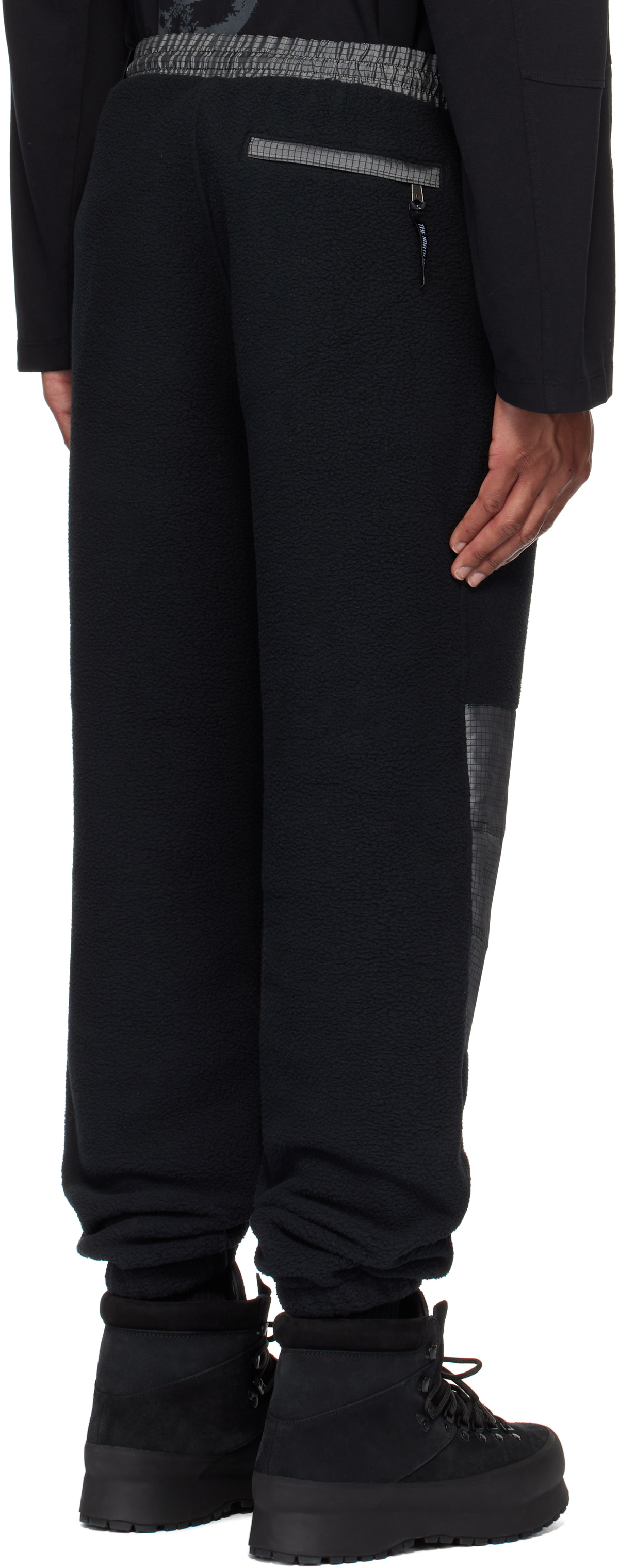 The North Face Black & Gray Retro Denali Sweatpants The