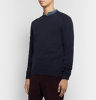 Boglioli - Mélange Virgin Wool and Cashmere-Blend Sweater - Blue