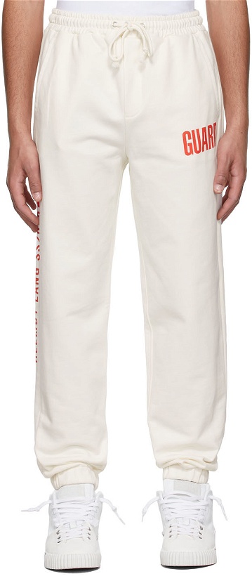 Photo: Helmut Lang White Cotton Lounge Pants