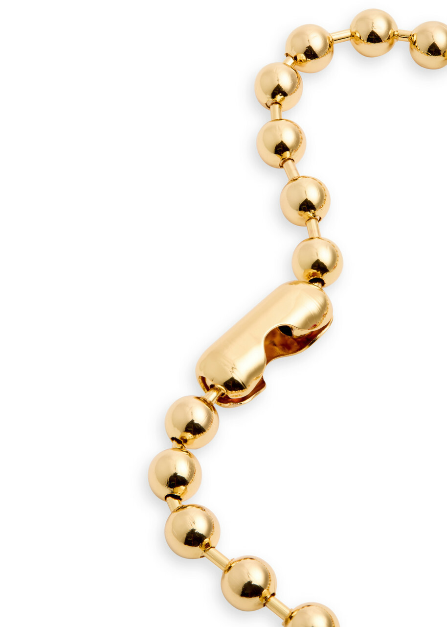 Timeless Pearly Heart 24kt Gold-plated Necklace - Red - One Size