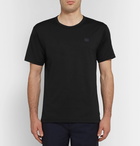 Acne Studios - Nash Appliquéd Cotton-Jersey T-Shirt - Men - Black