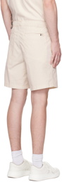 BOSS Off-White Regular-Fit Shorts