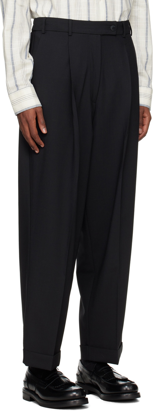 Cordera Black Masculine Trousers