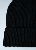 Moncler Logo Motif Beanie Hat