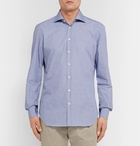 Thom Sweeney - Slim-Fit Cutaway-Collar End-on-End Cotton Shirt - Men - Blue