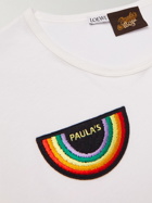 Loewe - Paula's Ibiza Slim-Fit Logo-Appliquéd Cotton-Jersey T-Shirt - White
