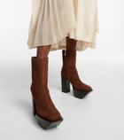 Peter Do - Suede platform ankle boots