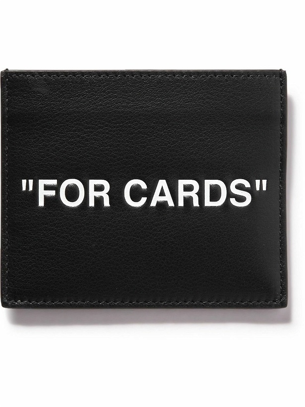 Photo: Off-White - Printed Leather Cardholder