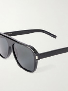 SAINT LAURENT - SL 970 Aviator-Style Acetate Sunglasses - Black