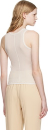Maiden Name White David Tank Top